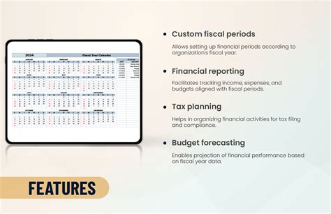 Fiscal Year Calendar Template in Excel, Google Sheets - Download | Template.net