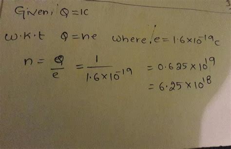 how many electrons are present in one coulomb of charge? Related ...
