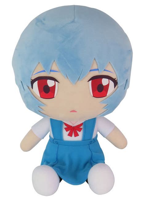 Rei Quatre Uniform Sit - Neon Genesis Evangelion 13" New Movie Plush ...