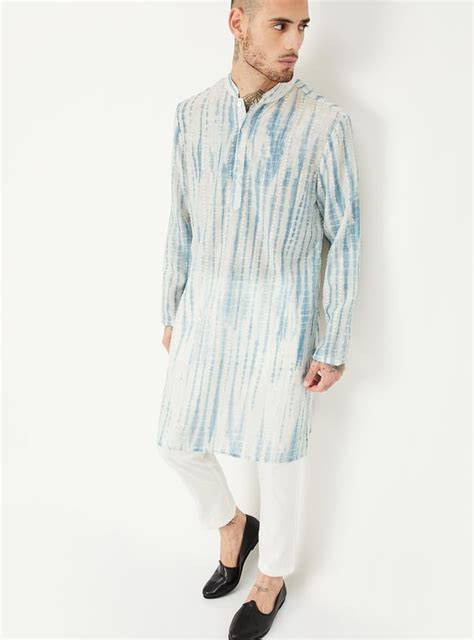 Buy Men Tie & Dye Straight Kurta Online at just Rs. 1499.0 ...