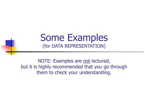 Data Representation Examples 的图像结果