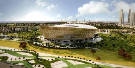 压环合拢在即！2022年卡塔尔世界杯卢赛尔体育场“马鞍形”外观即将成型 - 建筑界