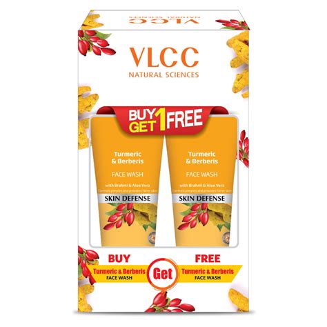 Buy VLCC Turmeric & Berberis Face Wash, 150 ml (Buy 1 Get 1 Free) | 19 ...