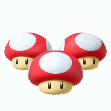 Super Mario Mushroom Red Toad Wiggle GIF | GIFDB.com