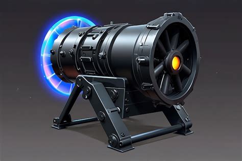 Psd professional realistic led cannon psd premium | Premium AI ...
