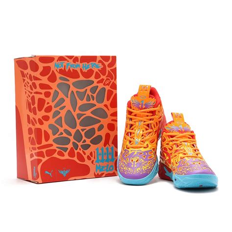PUMA MB.04 PHOENIX PUMA RED-ORANGE GLOW-FLURO O（プーマ MB.04 フェニックス-レッド ...