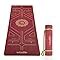 WiseLife TRU Body Alignment Yoga Mat + Sleek Yoga Strap for Men and ...