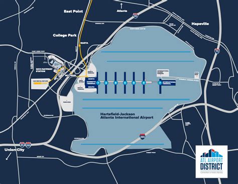 Hartsfield Jackson Atlanta International Airport Terminal Map (2025 ...
