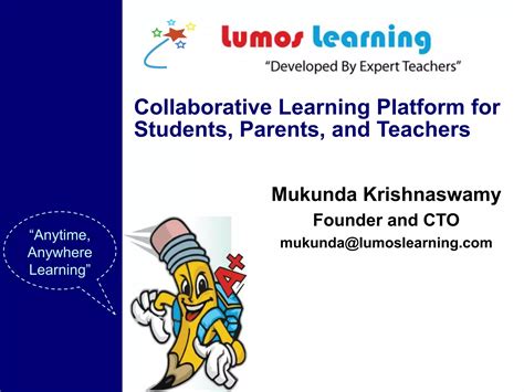 Lumos Learning: Collaborative Learning Platform for Students, Parents ...