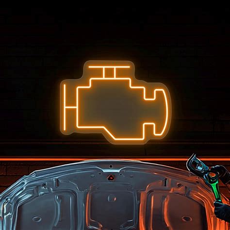 Image result for Neon Check Engine Light