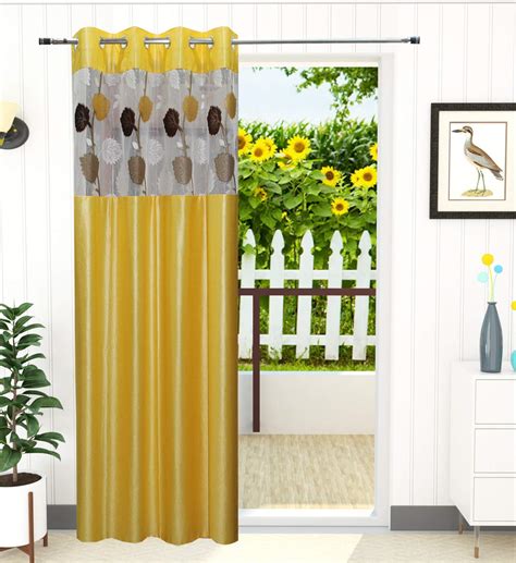 Buy Homefab India RusselNet Modern 1 Piece Eyelet Polyester Long Door ...
