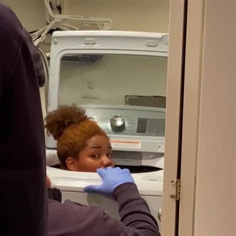 Girl gets stuck in washing machine after game of hide-and-seek goes wrong