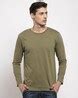 Buy Olive Green Tshirts for Men by Door74 Online | Ajio.com