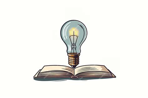 Premium Vector | Open book with lamp bulb floating over it against ...