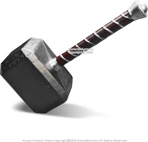 Buy Munetoshi Foam Norse Thunder God Thor Mighty Hammer Fantasy LARP ...