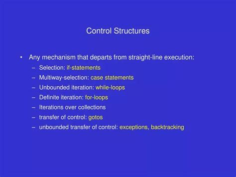 Control Structures 的图像结果
