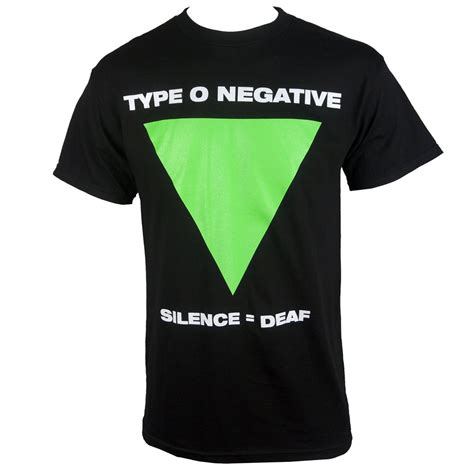 Type O Negative "Silence = Deaf" (tshirt, large) – Aftermath Music