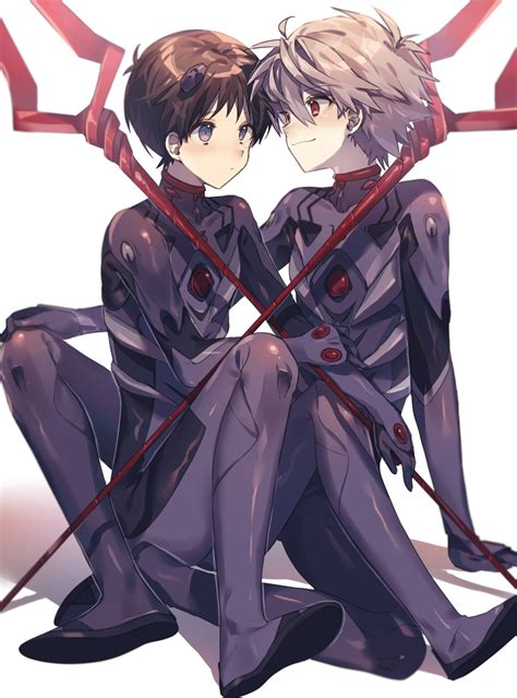 Neon Genesis Evangelion Kaworu And Shinji