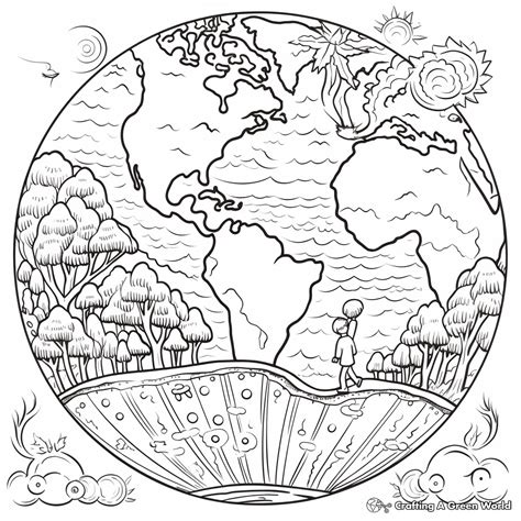 Coloring Pictures Of Earth Earth Day Coloring Pages Get Coloring