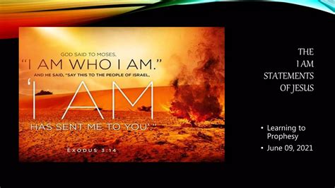 The i am statements of jesus. | PPTX