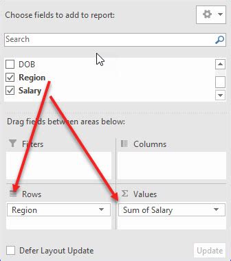 Image result for Simple PivotTable Excel