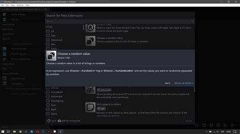 Image result for How to Make Extensions Gdevelop