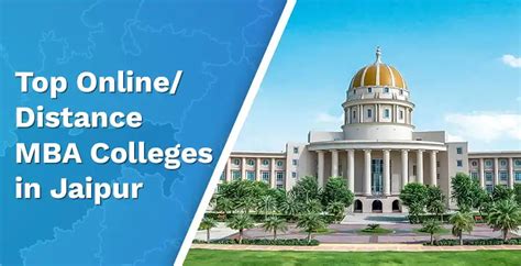 Top 8 Distance/Online MBA Colleges in Jaipur: 2025