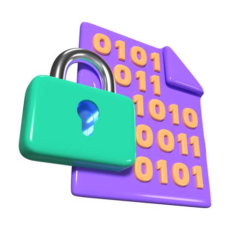 Encryption 3D Illustration Icon 40248000 PNG
