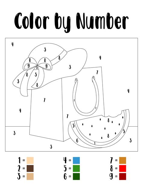 Image result for Numbers 0 to 9 Printable Color