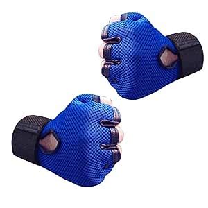 Buy GymWar Leatherette Palm Weight Lifting with Long Wrist Wrap Gym ...