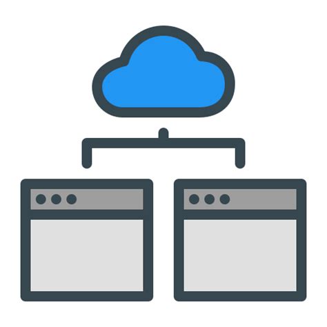 Data transfer - Free files and folders icons
