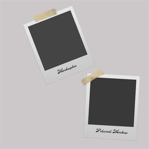 Polaroid Photoshop Template