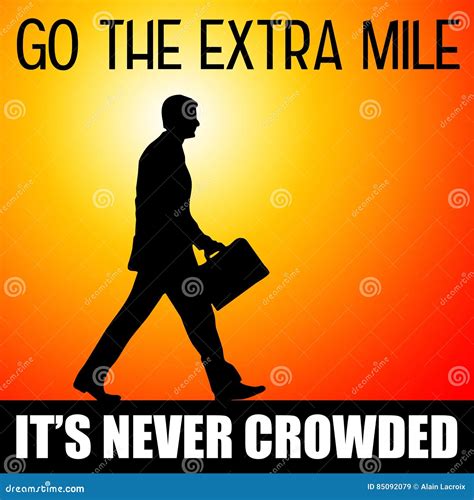 The Extra Mile Just Ahead Road Sign Stock Photo | CartoonDealer.com ...