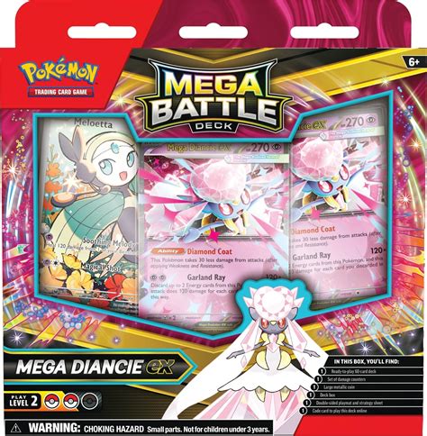 Pokémon TCG: Mega Diancie ex Battle Deck - Level Up Store