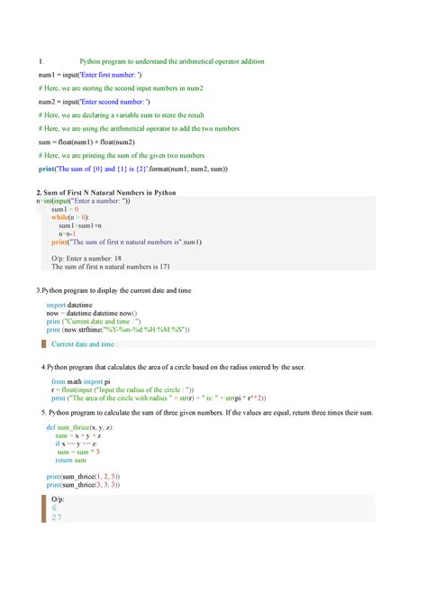 Image result for Computer Science Python Coding Examples of Addition