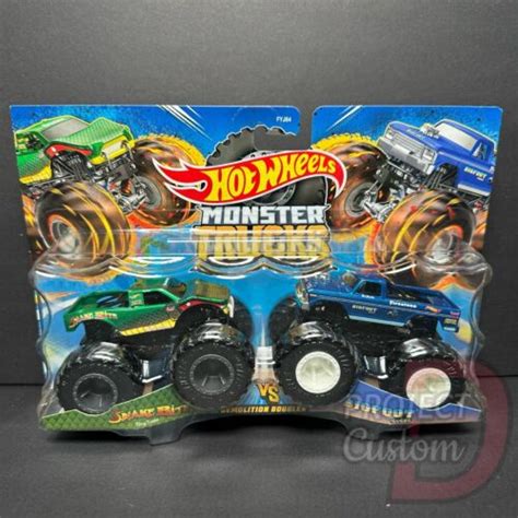 Hot Wheels Monster Trucks Snake Bite VS Bigfoot India | Ubuy