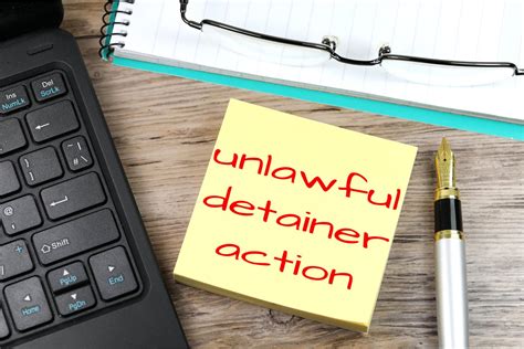 Unlawful Detainer Action - Free of Charge Creative Commons Post it Note image