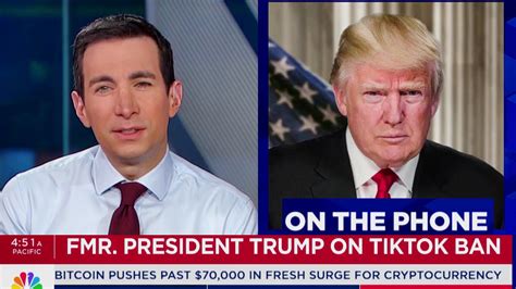 Trump Stumbles Through Word Salad on CNBC On Banning TikTok