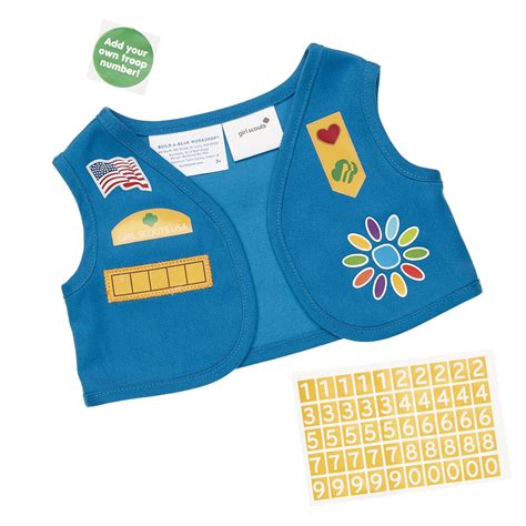 Build A Bear Girl Scout Daisy Uniform Vest | Hamilton Place