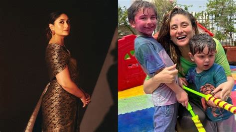 Kareena Kapoor’s sons Taimur and Jeh’s reply on her saying no to screen ...