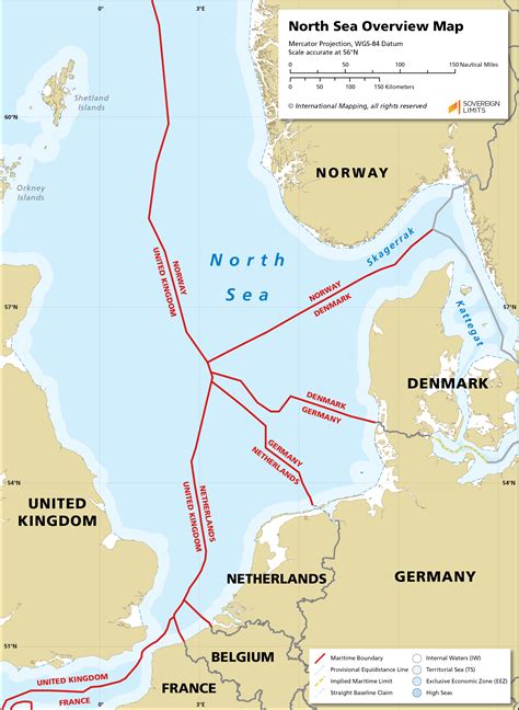 Map Of North Sea _ North Sea Map - QTWWM