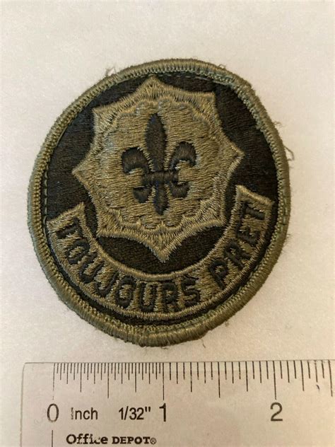 Authentic US Army 2nd Armor Cavalry Regiment Shoulder Sleeve Insignia ...