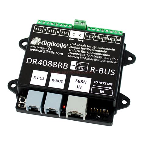Digikeijs - Modulo retroalimentación 16 canales para R-Bus ( Z21 Roco ...
