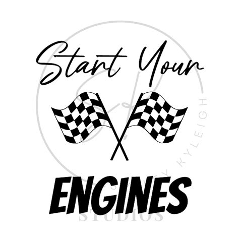 Start Your Engines SVG Digital Download for Race Fans - Etsy