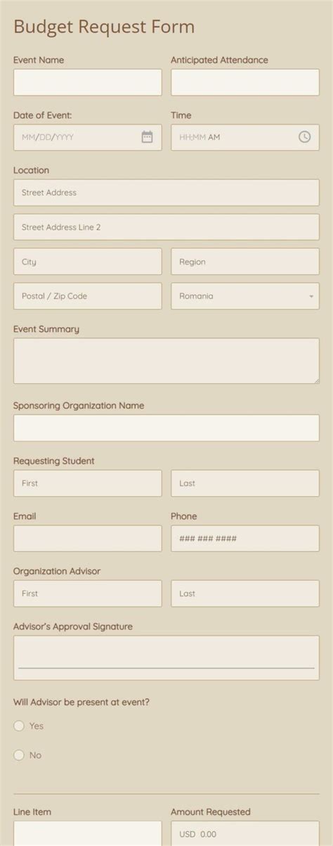 Budgeting Form 的图像结果