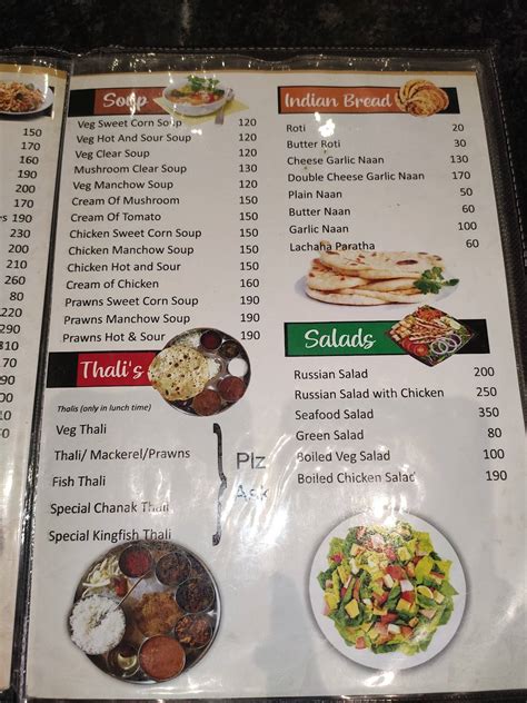 Menu at Saiba bar and restaurant(evening beautiful), Mapusa