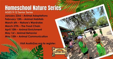Austin Zoo Homeschool Nature Series Senior - Animal Communication ...