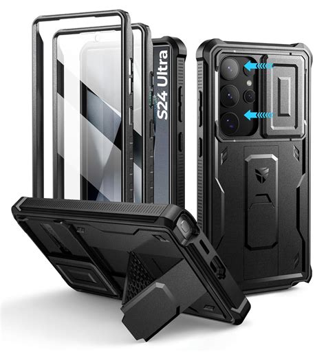 Dexnor for Samsung Galaxy S24 Ultra Case with Built-in Slide Camera ...