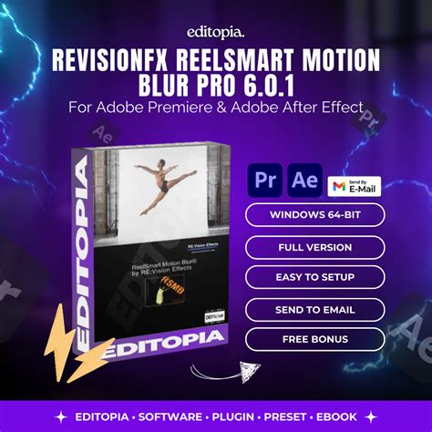 Jual RevisionFX ReelSmart Motion Blur Pro 6.0.1 WIN - RSMB - Adobe ...