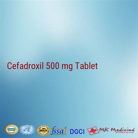 Cefadroxil 500 mg Tablet For PCD Franchise